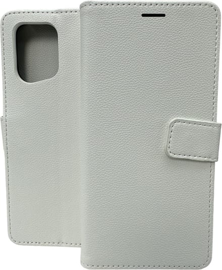 Portemonnee Book Case Hoesje Geschikt voor: Oppo Find X5 - Wit