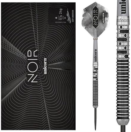 Unicorn Gary Anderson Noir Phase 5 90% - Dartpijlen