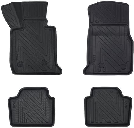 Rubbermatten BMW 4-serie F36 Gran Coupe 2014-2020 (complete set) - Premium carbonlook