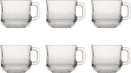 Duralex Lys Koffie-/ Theeglas - 22 cl - 6 stuks