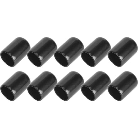 10 STUKS Rubber Duurzame Biljart Pool Keu Tip Beschermer Kleine Kop Club Beschermhoes Stick Cover Snooker black