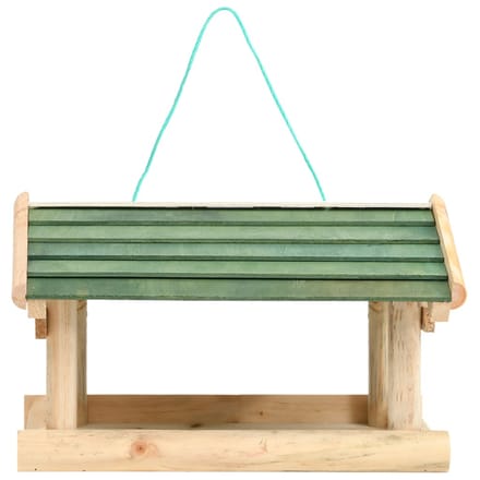 vidaXL - Vogelvoeder - 35x29,5x21 - cm - massief - hout