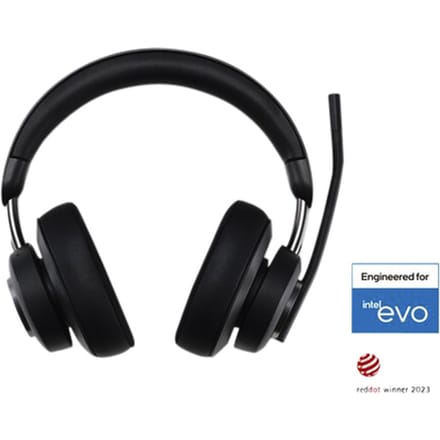 Kensington Over Ear headset Draadloos, Bluetooth Zwart Noise Cancelling Headset Gamen