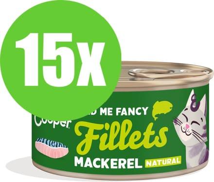 15x Edgard & Cooper Cat Fillets Mackarel - 70 gr - Natvoeding Kat
