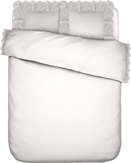 Essenza Maen Dekbedovertrek Katoen Wit - Tweepersoons – 200x200/220 cm