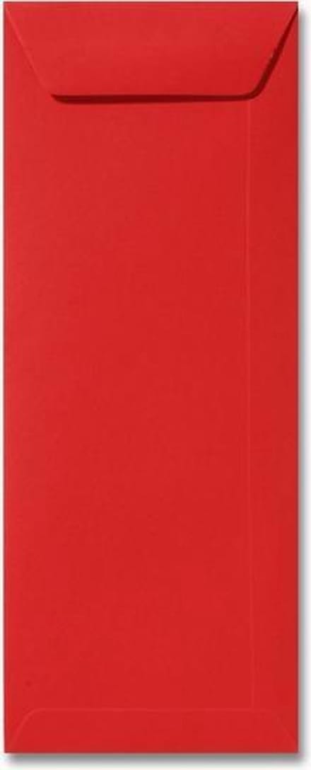 Envelop 12,5 x 31,2 Koraalrood, 60 stuks
