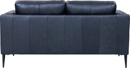 2-Zits Zwart - Metaal/Leer - 157x88x83cm - Valencia