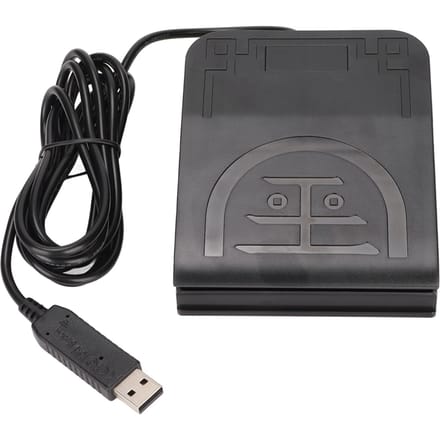 USB Voetpedaal MIDI Controller Ergonomisch Ontwerp Enkel Voetpedaal voor Instrument gray