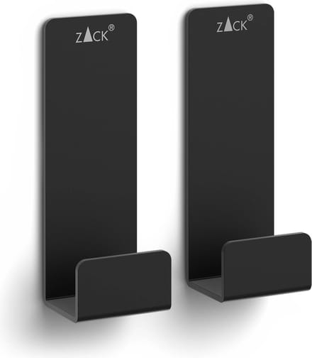 Potes Handdoekhaak 7cm Set/2 | Zwart | Staal