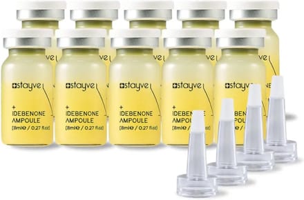 Stayve Idebenone Ampul / 10x 8ml antioxidantampullen met 4 doseerhulpstukken