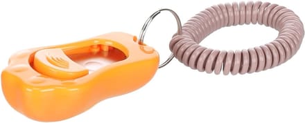 Puppy Clicker - Honden Trainingsclicker - Puppy Training - Verstelbare Toonhoogte - 65 x 4 x 25 cm - Oker