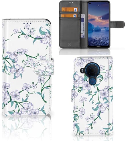 Nokia 5.4 Uniek Hoesje Blossom White
