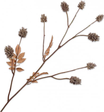 Silk-ka - Kunstbloem - distel - grijs - H118 cm