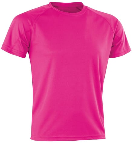 Spiro Heren Aircool T-Shirt (Flo Roze)