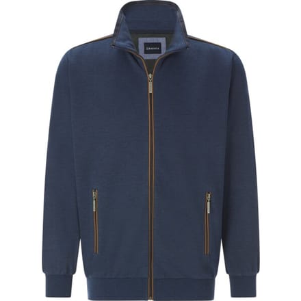 Babista herren Sweatvest - 48/50 - blauw - Plus Size