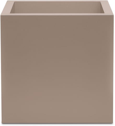 Elezza Cube Matte Plantenbak L33 x B33 x H33 cm - Taupe