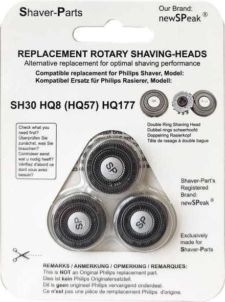 Shaver-Parts Scheerhoofd Alt Hq8/9/177