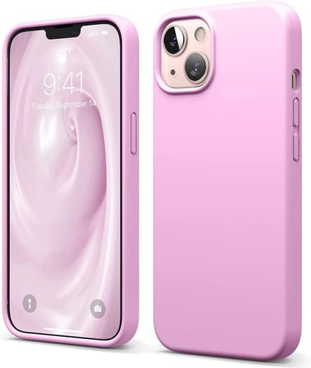HB Hoesje Geschikt voor Apple iPhone 13 Mini - Roze - Siliconen Back Cover
