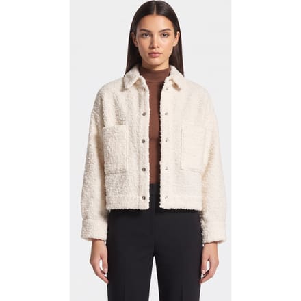 IRO Paris Olympie Overshirt Ecru Maat: 36 | Korte Jassen Outlet | Dames | Ecru