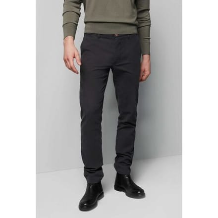 Meyer Broek M5 Chino Micro Structure Organic Cotton Blend Comfort Stretch Antraciet / male