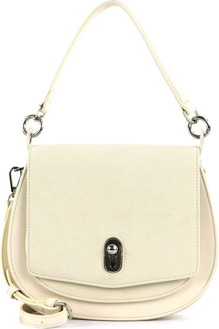 SEIDENFELT MANUFAKTUR Schoudertas SFM214 Midi Saddle Bag Cotton Beige