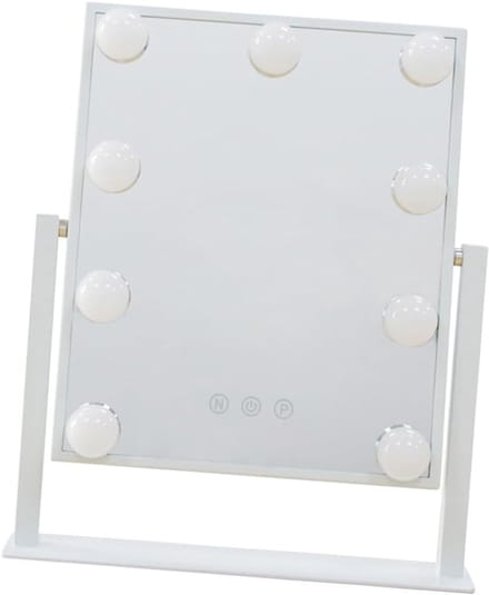 Make-up Spiegel - Verlichte Spiegel - Dagelijkse Make-up - Drie Kleurinstellingen - 32x25x5 cm - Wit