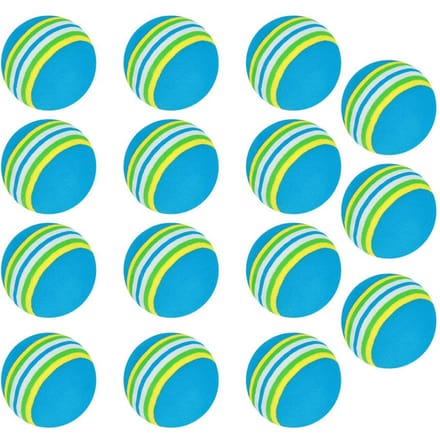 15PCS Mousse EVA Léger 70% Élasticité Utilisation Sûre Pratique Intérieure Aire de Jeu Balle de Golf Jouet pour green