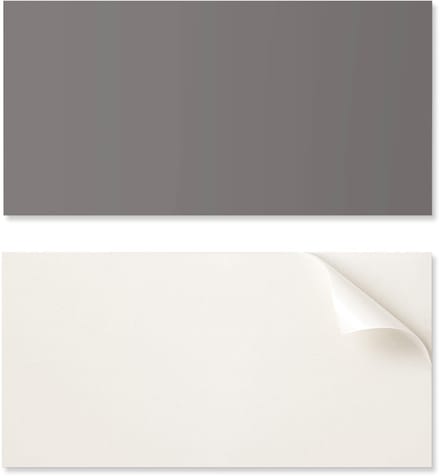 Vinyl wandpaneel voor moderne interieurdecoratie, 100x50 cm, grijs.