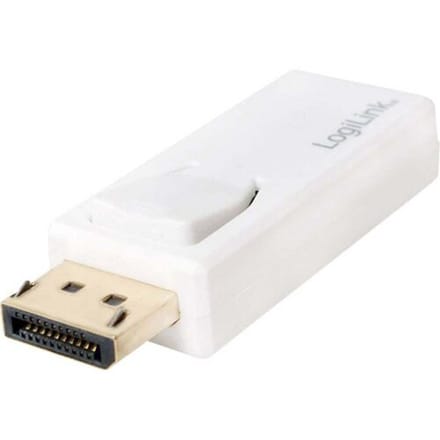 LogiLink CV0100 DisplayPort / HDMI Adapter [1x DisplayPort stekker - 1x HDMI-bus] Wit 0 mm