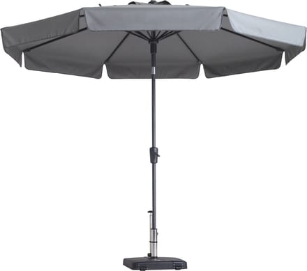 Madison - Parasol Flores Rond -  300cm - Lichtgrijs