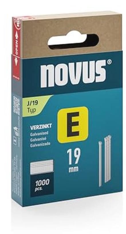 E-type J Nietjes Set 19 mm - Verzonken Staal met Kartonnen Verpakking
