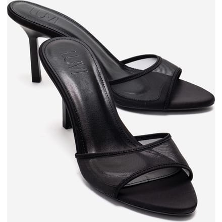 Monroe Stiletto Mesh Sandaal