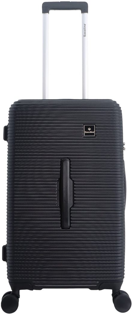 Saxoline Twist Trunk Harde Reiskoffer 68 cm – Zwart - Zwart / Medium