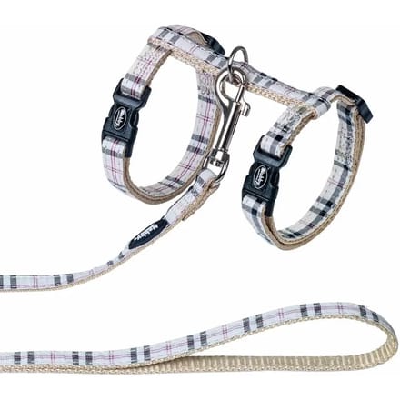 Kattenriemen en -harnassen Nobby Pet Tartan