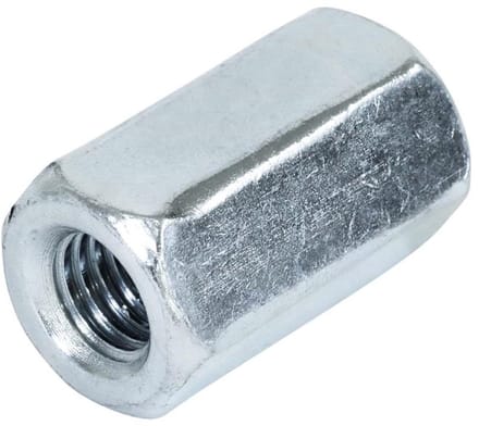 Koppelmoer M8 - Verzinkt - DIN 6334 (100 stuks)
