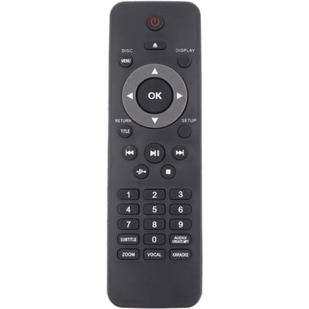 Télécommande de remplacement pour lecteur DVD Philips DVP5982C137B DVP3350K gray