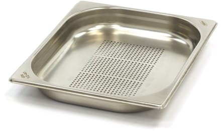 Gastronorm Bak - 1/2 GN - 4 cm Diep - RVS - Geperforeerd