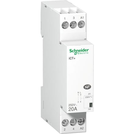 Schneider Electric Ict+ 20A Enkelpolige Contactor 230V - A9C15030
