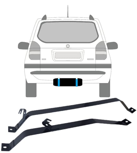 Brandstoftank klemmen voor Opel Zafira A 1999-2005