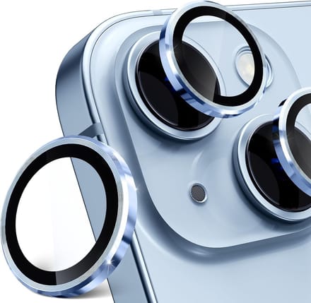 iPhone 15 / 15 Plus Camera Lens Screen Protector Blauw - Screenprotector - Camera Protector iPhone 15