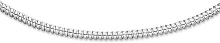 Glow 102.1455.45 Dames Ketting Omega Fijn Rond 45 cm Zilver