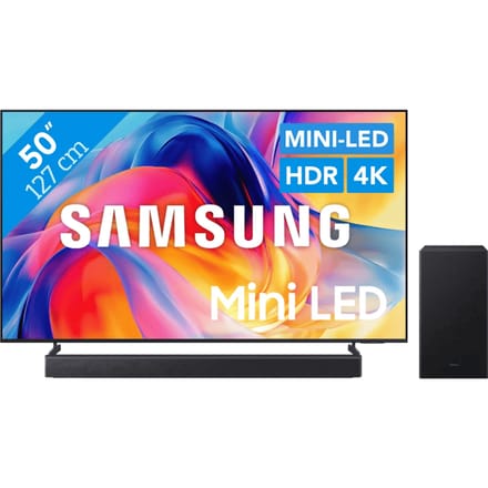 Samsung Mini-led 50" M73H (2026) + Samsung HW-B450F (2025)