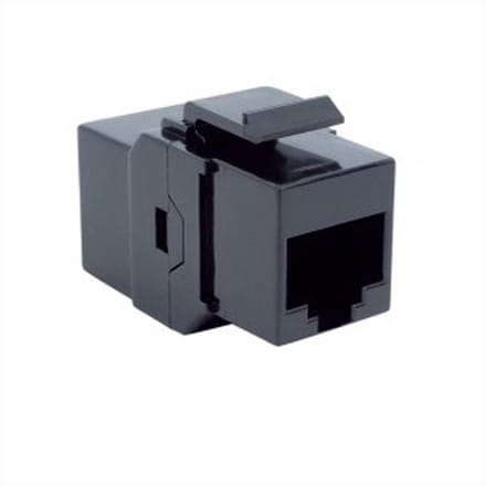 BACHMANN RJ45 UTP koppelstuk keystone - Zwart