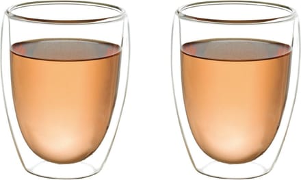 Koffie- & theekop 250ml - 2-delige set - Dubbelwandig