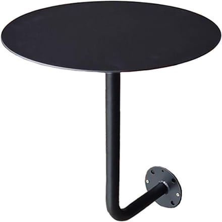 Wandtafel Rond - Bartafel Bijzettafel - Ruimte Besparen - Wandmontage Ontwerp - Diameter 35cm - Geel