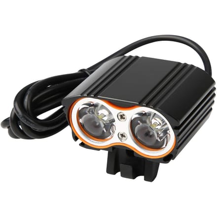 Heldere LED 2000LM USB Fietskoplamp Fiets Voorlicht Lamp voor Nachtfietsen black