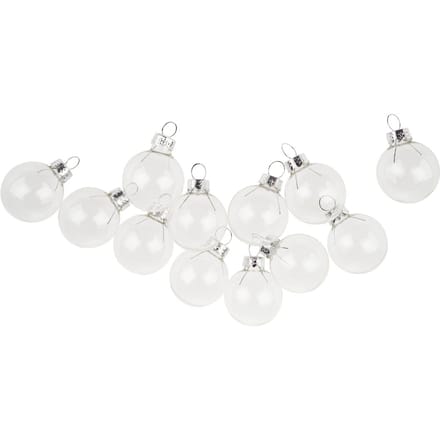 VBS Glazen ballen, Ø 3 cm, 12 stuks