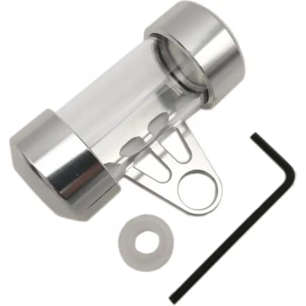 Cilindrische aluminium etikethouder Brazoline