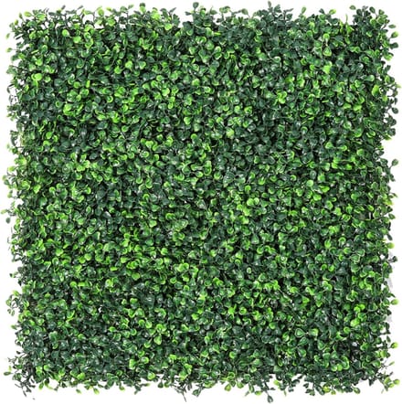 Kunst Buxuspanelen - Groene Wandpanelen - Tuin Decoratie - UV Bescherming - 60x40cm - Groen