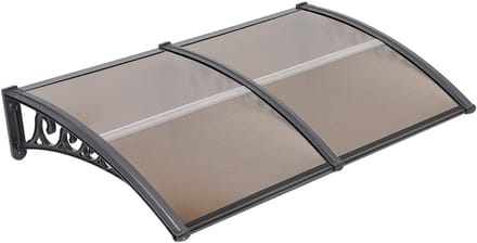 Balkon Luifel - Terras Overkapping - Buiten Bescherming - UV Bestendig Winddicht - 100x200 cm - Bruin